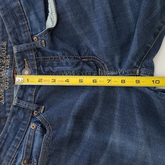 American Eagle Outfitters Men's Jeans Extreme Flex Slim Straight Dark Blue 28X30 - Picture 14 of 14